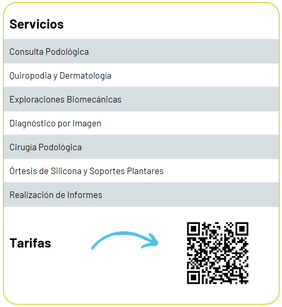 SERVICIOS podología